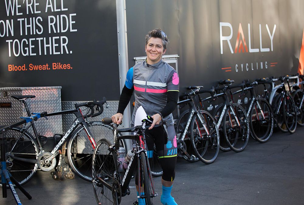 Rally Cycling team camp in California, part of the VIP ride
