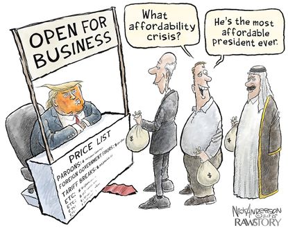 Political cartoon