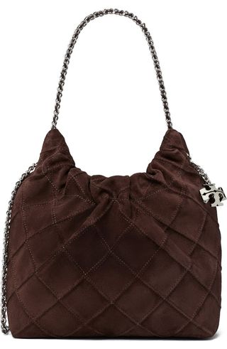 Fleming Suede Hobo Bag