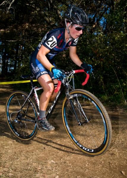 Arley Kemmerer (C3) stayed close to the front and finished fourth.