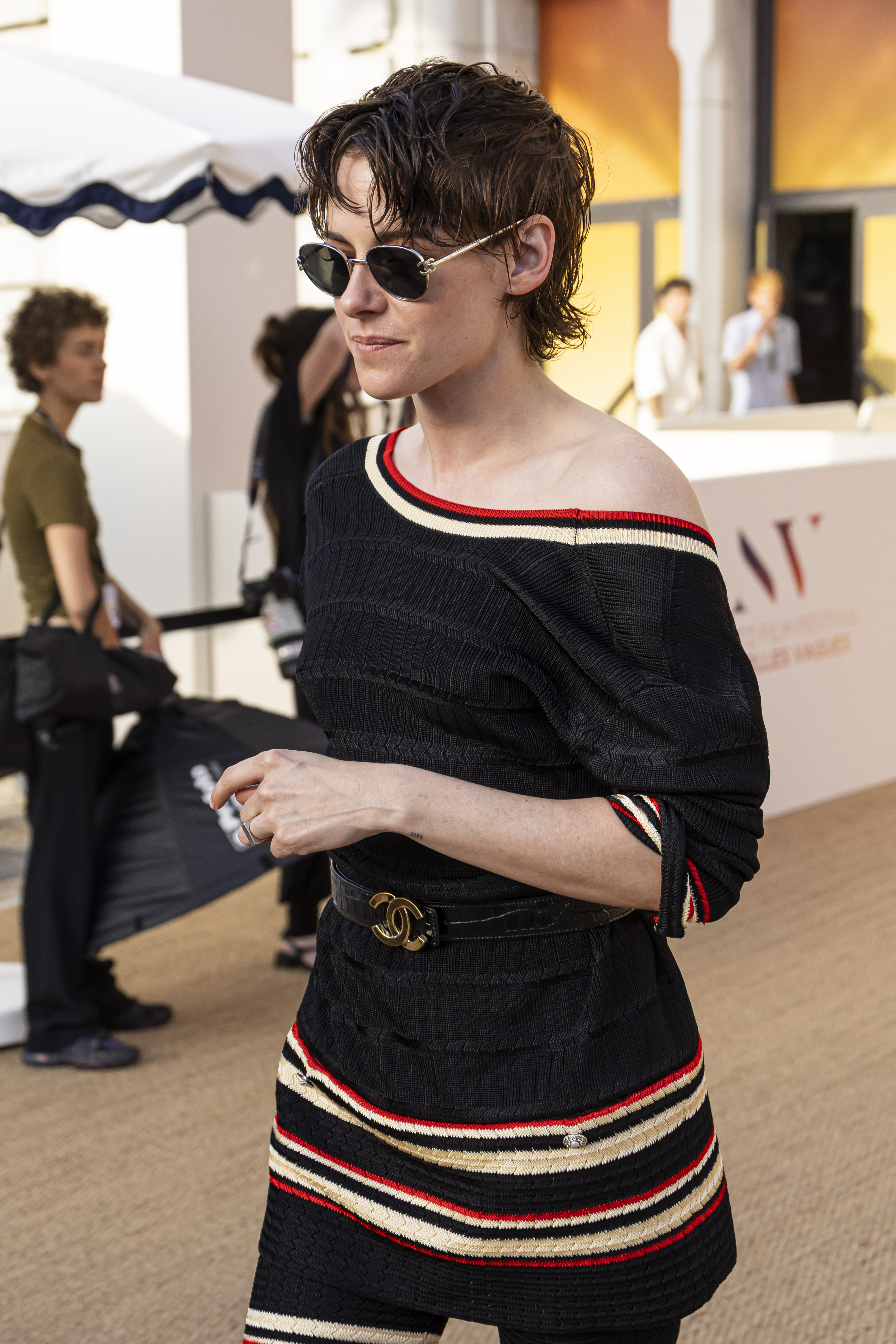 Kristen Stewart styled a matching shorts set from Chanel's Cruise 2027 collection