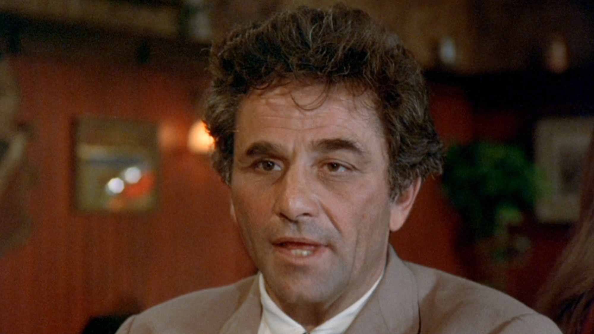 Peter Falk as Columbo on Columbo.