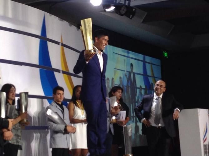 Nairo Quintana was named the 2014 Colombian Sportsperson of the Year