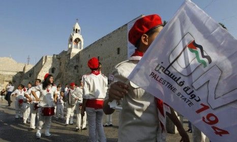 Palestinians celebrate ahead of their bid for statehood at the U.N.: The U.S. has vowed to use its Security Council veto to block admittance. 