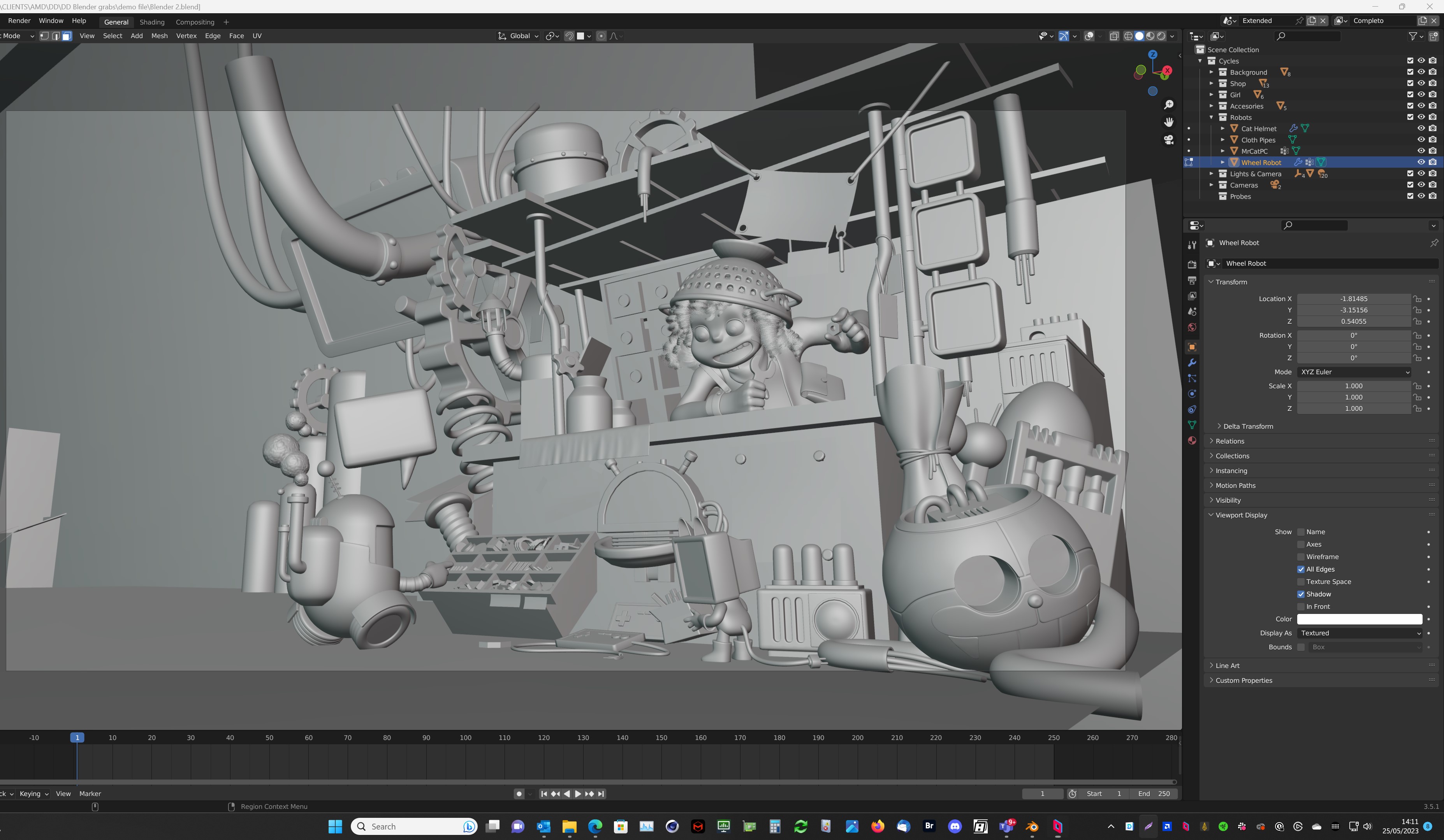 Blender screenshots