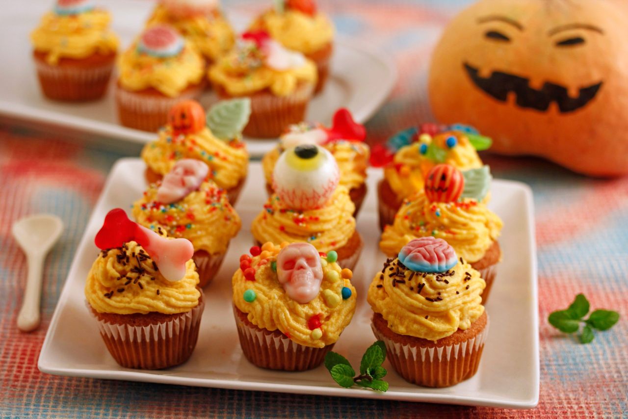 Halloween muffins