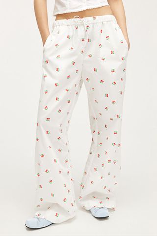 Monki Relaxed Poplin Trousers