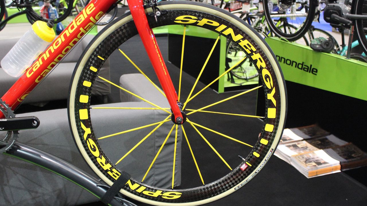 The Spinergy wheels are paired with Vittoria Corsa tyres