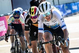 Ellen van Dijk at Paris-Roubaix 2022