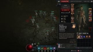 Diablo 4 Tormented Invoker of Varshan recipe