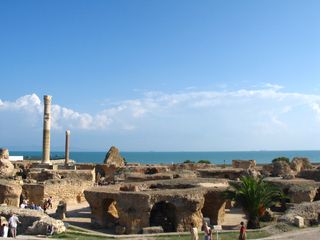 Ruins at Carthage in Tunisia.