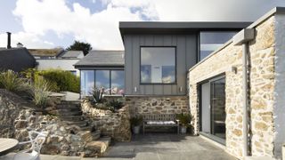 zinc cladding used on extension near the sea