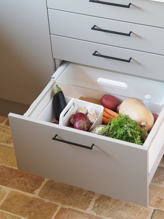 kitchen produce drawer