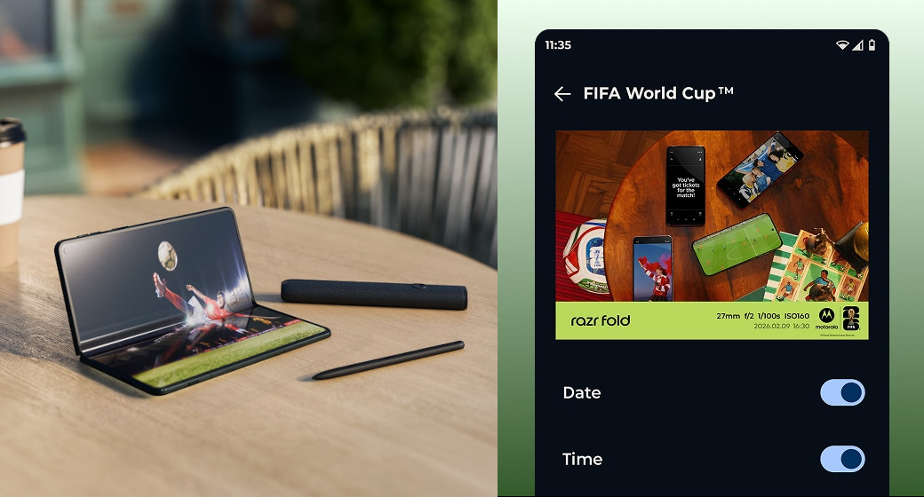 FIFA x Motorola razr fold Limited Edition