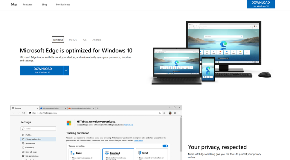 download microsoft edge browser for windows 8
