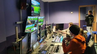 Students operate a virtual production studio creted by CJP.