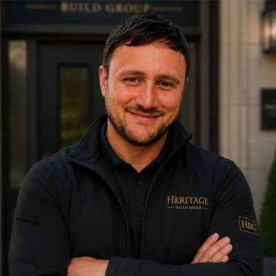 building expert Jake Vincett from Heritage Build Group