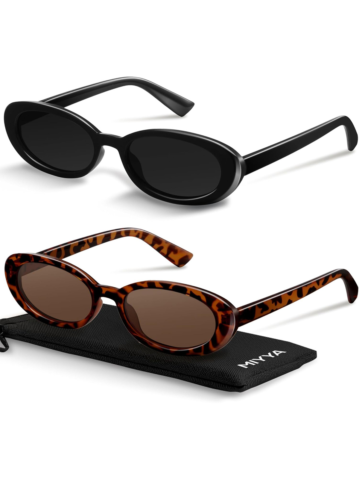 Miyya Old Money Polarized Oval Sunglasses 
 2025 Edition, Uv400 Protection, Feather-Light Fit 
Trendy Colors