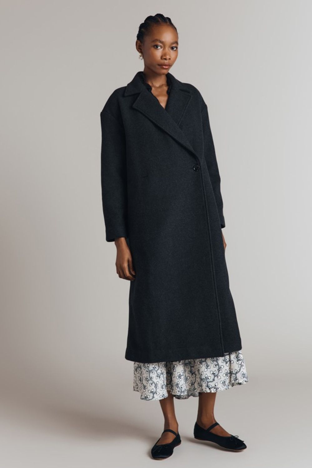 Ghost, Abby Wool Blend Long Coat