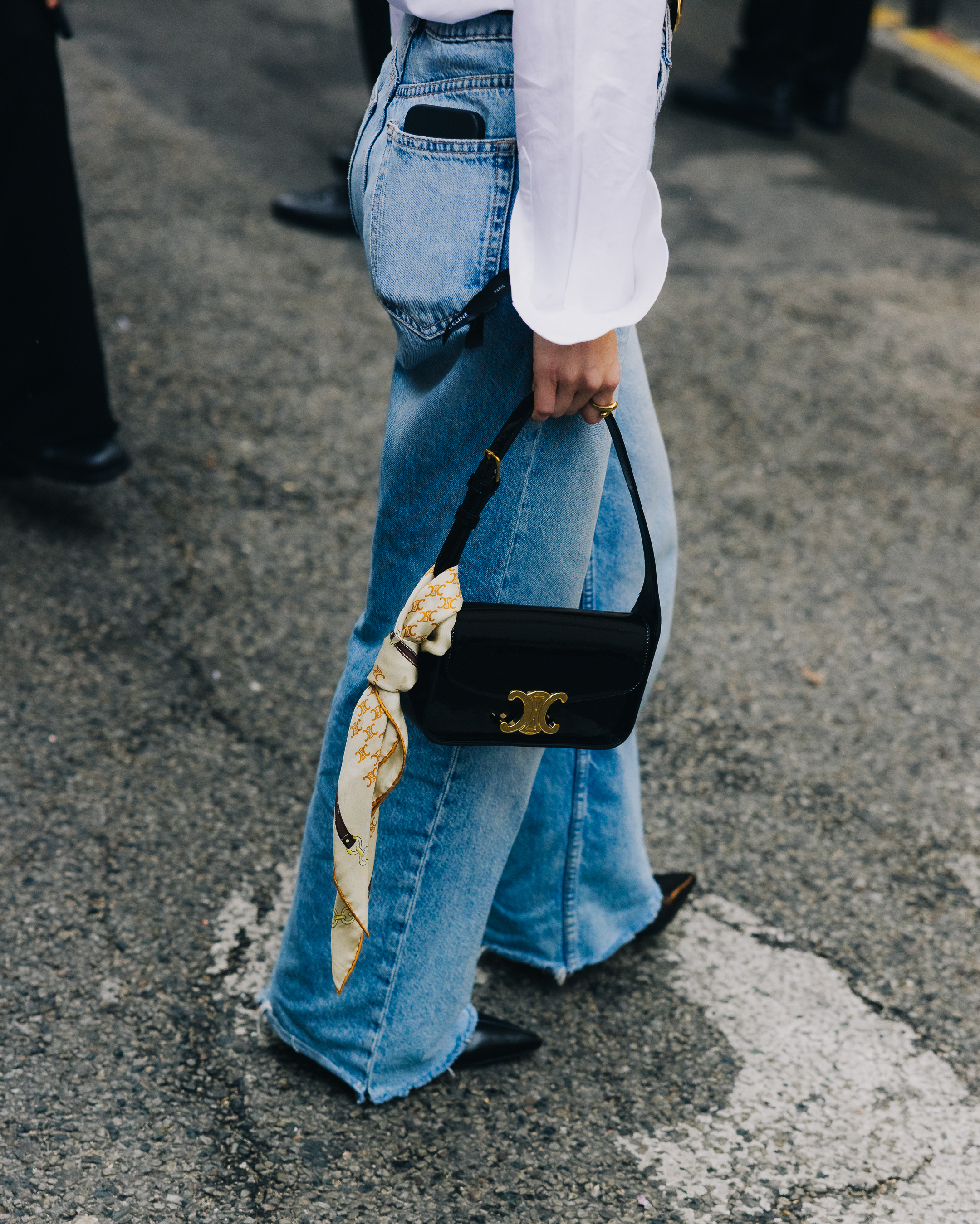 woman at paris fashion week couture street style