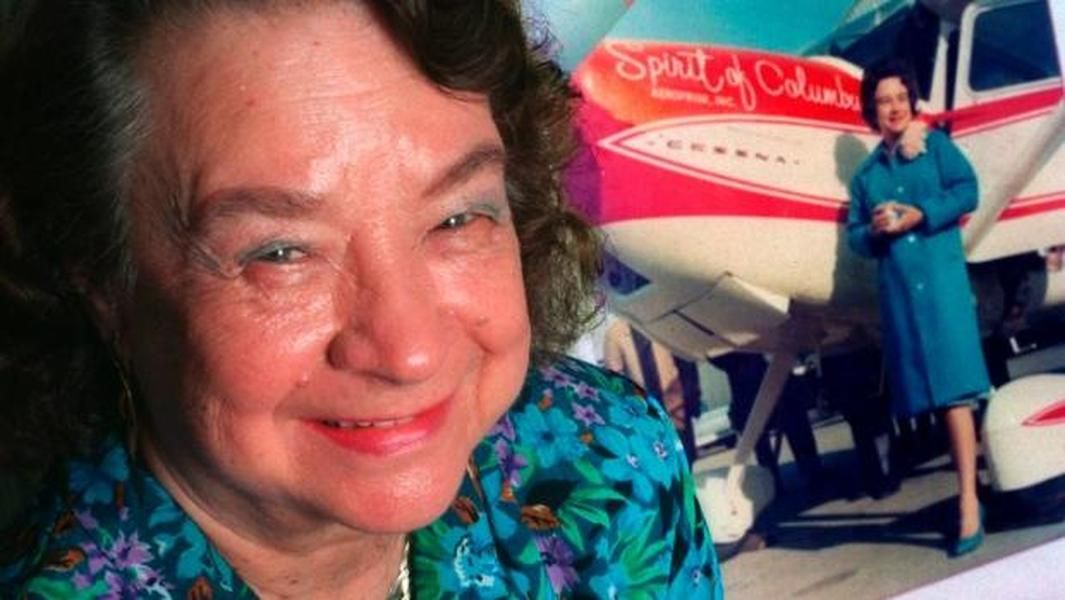 Geraldine &amp;#039;Jerrie&amp;#039; Mock, the first woman to fly solo around the world, is dead at 88