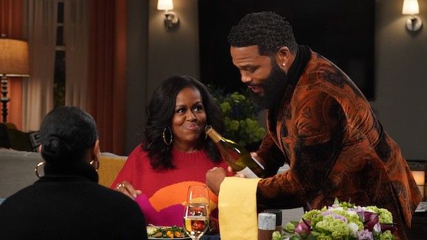 Michelle Obama starring in season 8 of Black-ish