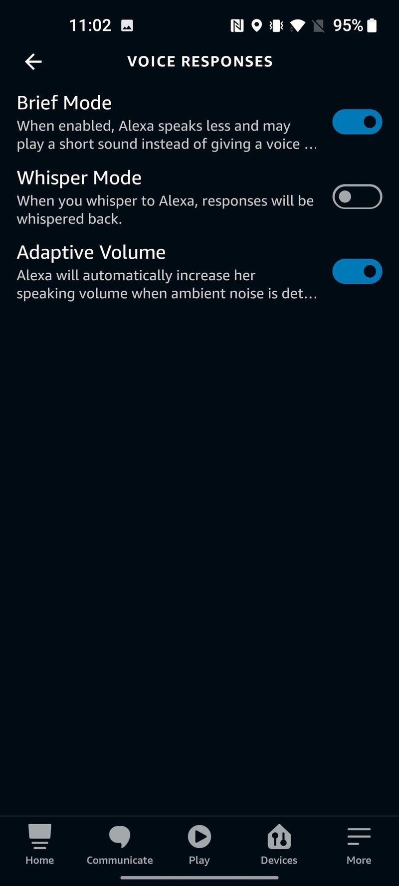 How to to enable Alexa's adaptive volume feature on an Echo device ...