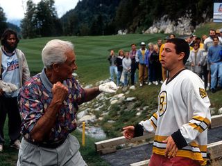 Happy Gilmore and Bob Barker fighting