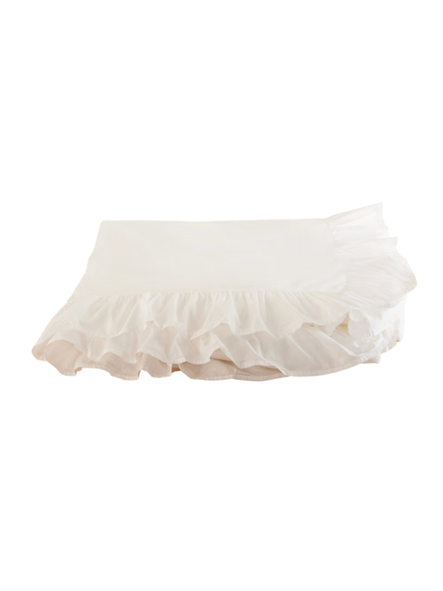 Elodie Ruffled Organic Cotton-Percale Duvet Cover