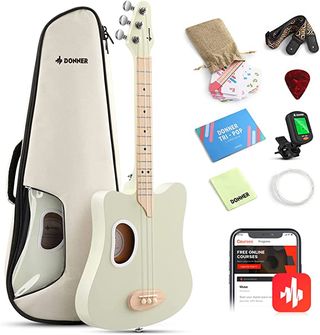 Donner Tri-pop 3-String Children's Guitar Bundle