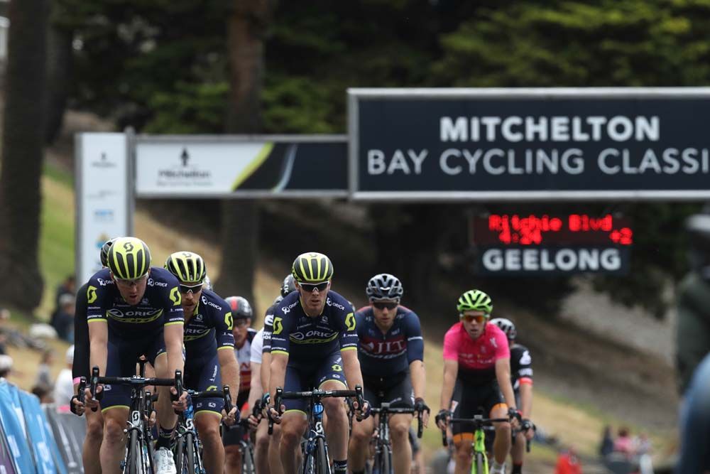 Orica-Scott controlled the race but came up empty handed due to the late crash
