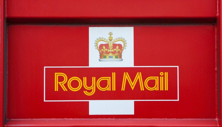 Royal Mail sign at the Chancery Lane depot, Central London