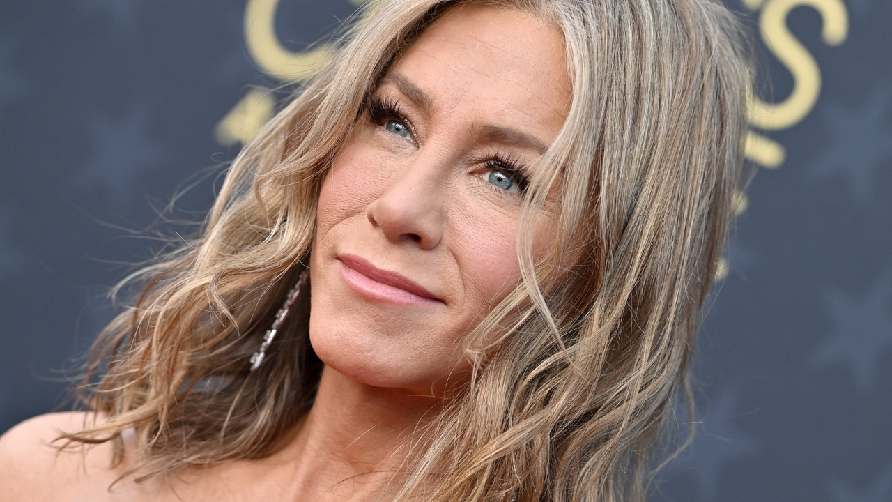 Jennifer Aniston attends the 29th Annual Critics Choice Awards at Barker Hangar on January 14, 2024 in Santa Monica, California.