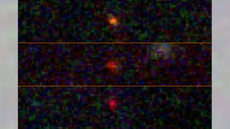 Three objects seen by the JWST in December 2022 and identified as galaxies may actually be huge stars powered by dark matter