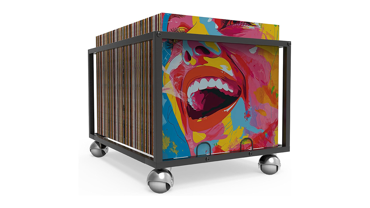 Showxeeyee vinyl storage crate