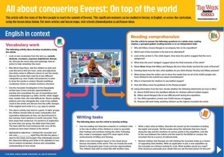 Presentation slide about Mount Everest