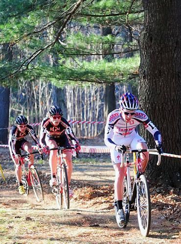 Nick Weighall (California Giant Berry) was having his best ride of the year in second place.