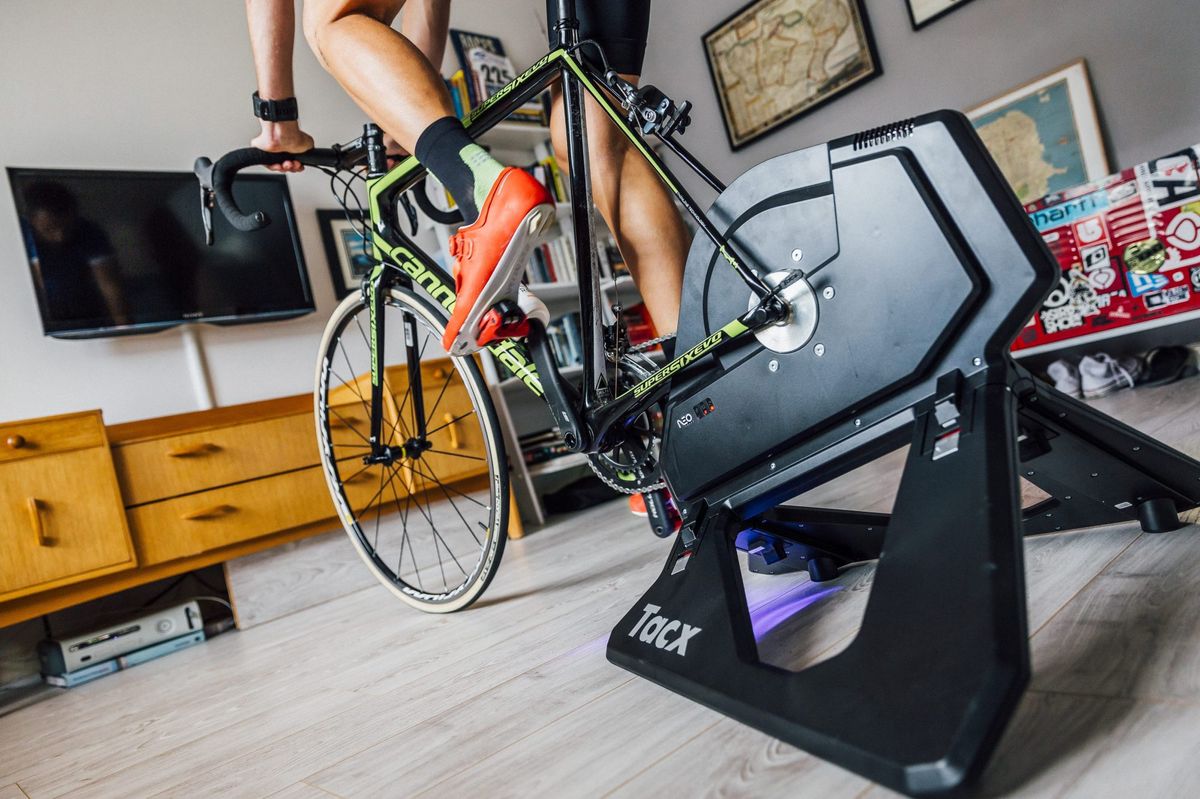 turn your bike into an indoor bike