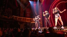 Cast members perform 'Moulin Rouge! The Musical' on Broadway