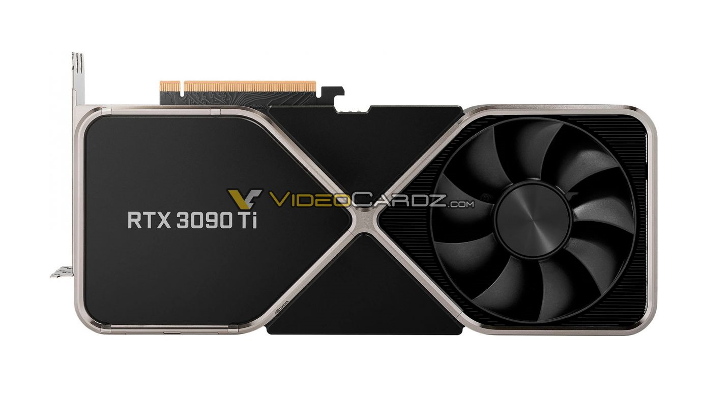 Leaked images of the Nvidia RTX 3090 Ti graphics card