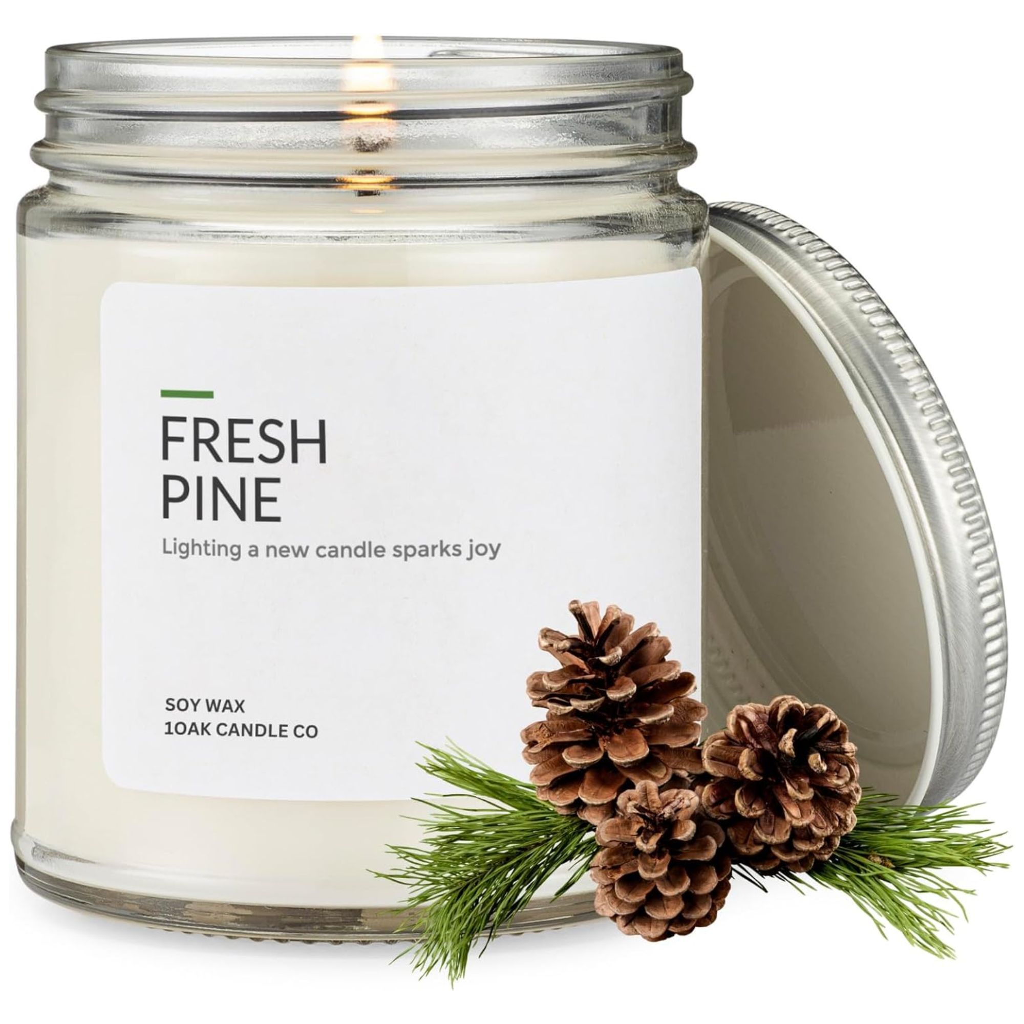 Fresh pine candle
