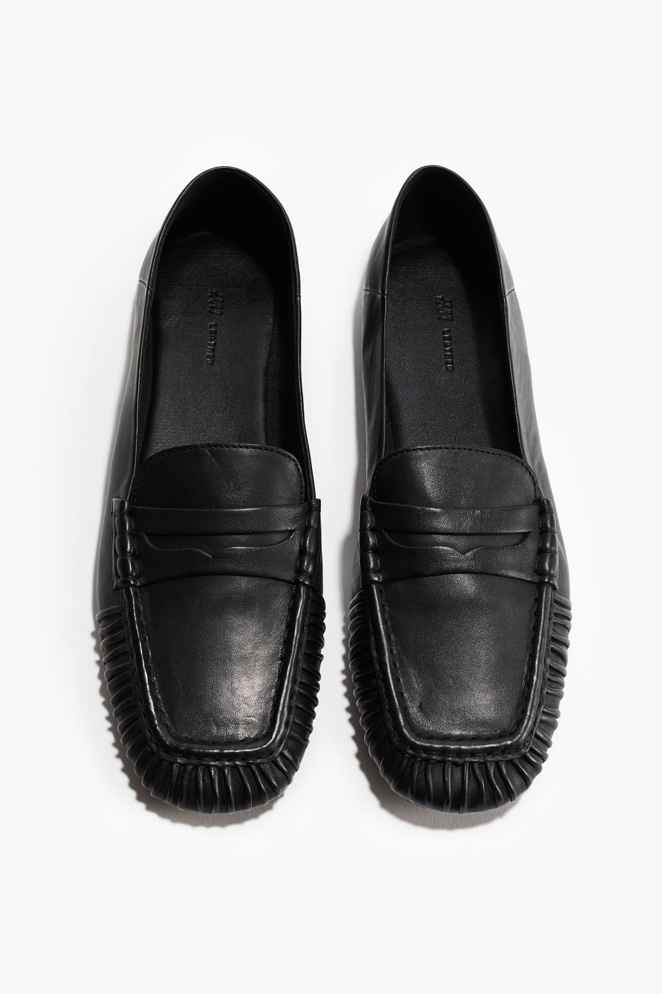 Leather Loafers - Burgundy