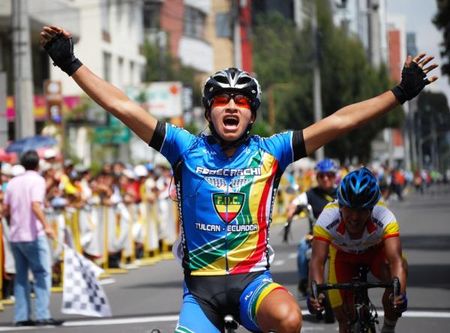 Jhonny Caicedo (Fedecarchi/Gobierno) won the final stage of the Vuelta a Ecuador.
