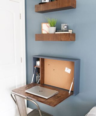 DIY fold down desk