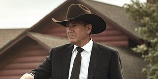 john dutton in a hat on the ranch in yellowstone season 3