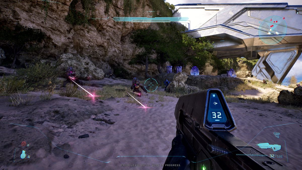 Screenshot from Halo Campaign Evolved remake