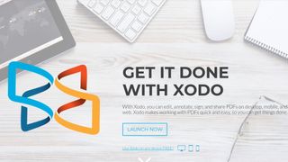 Best PDF editor: Promo web page for Xodo