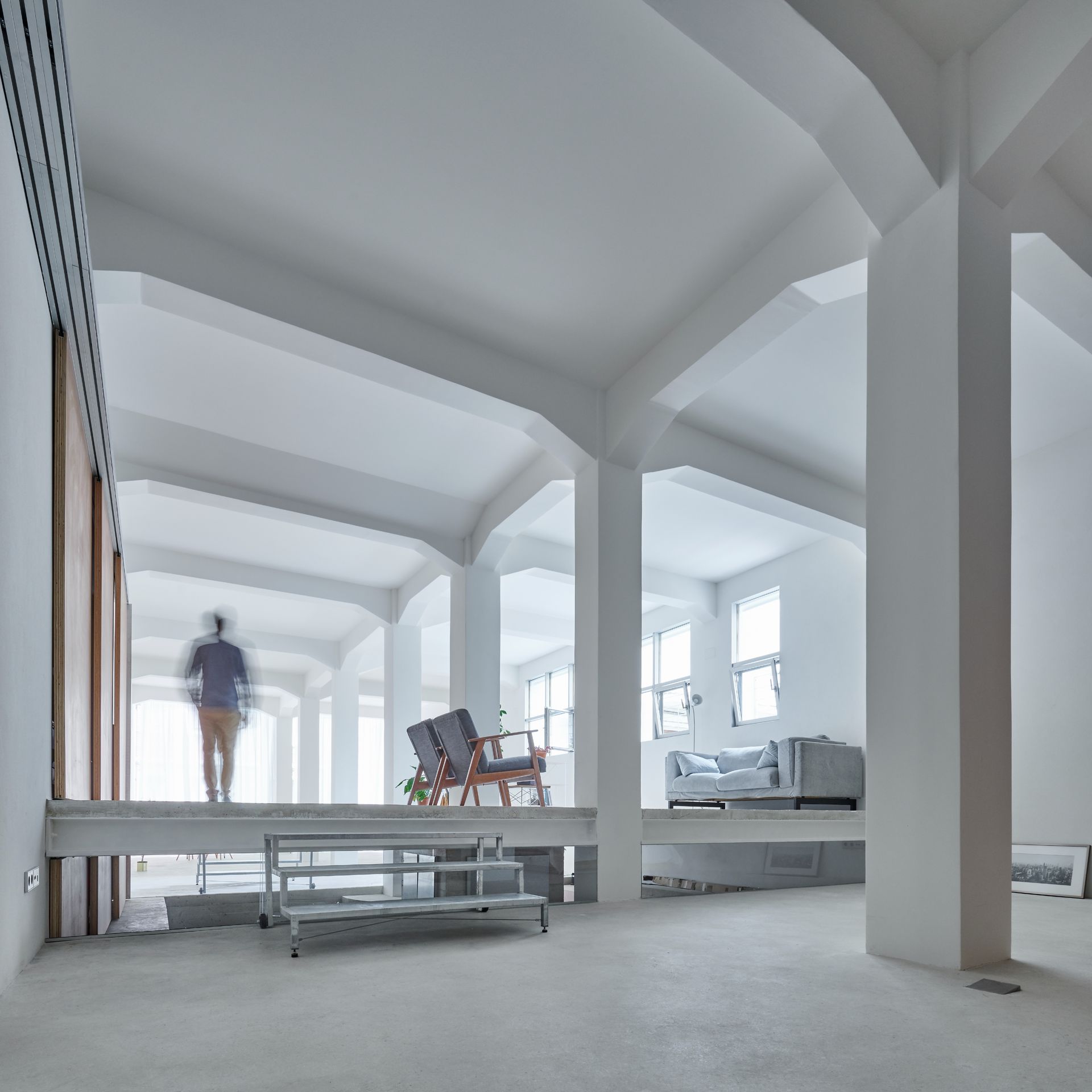 View of An industrial space becomes a serene private apartment | Wallpaper*