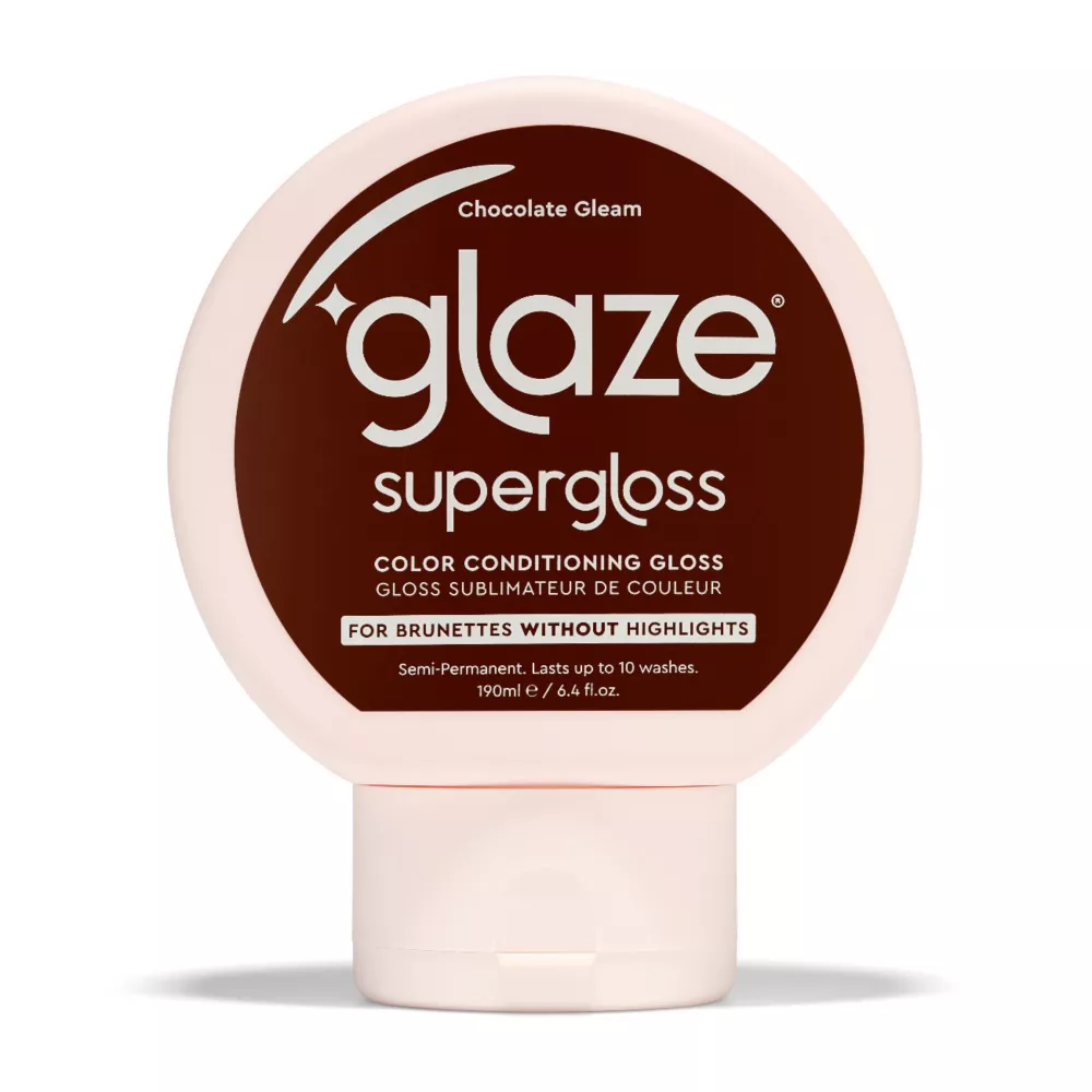 Glaze Supergloss Color Conditioning Hair Gloss Chocolate Gleam for Instant Shine 190ml