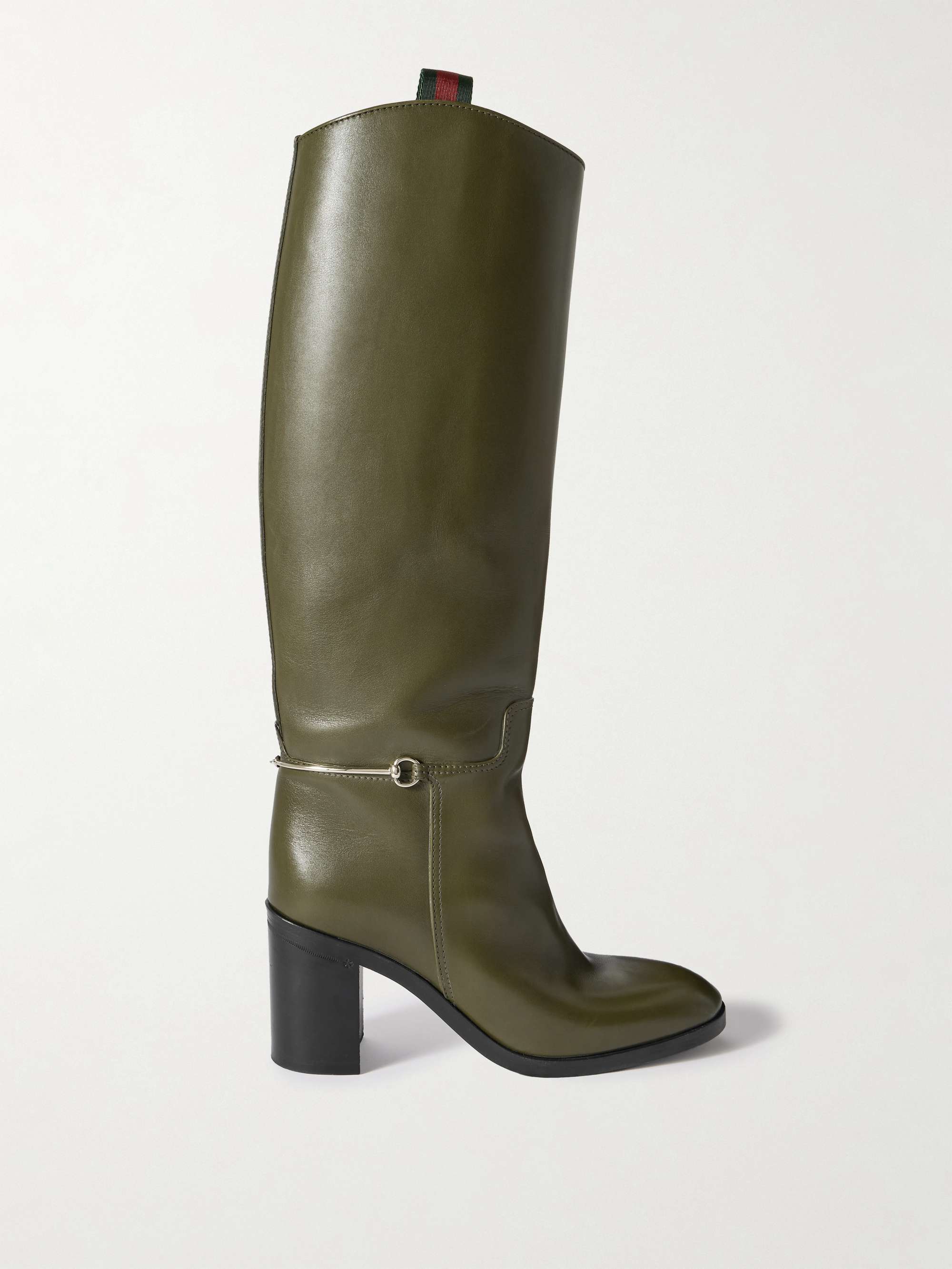 Charlotte Leather Knee Boots